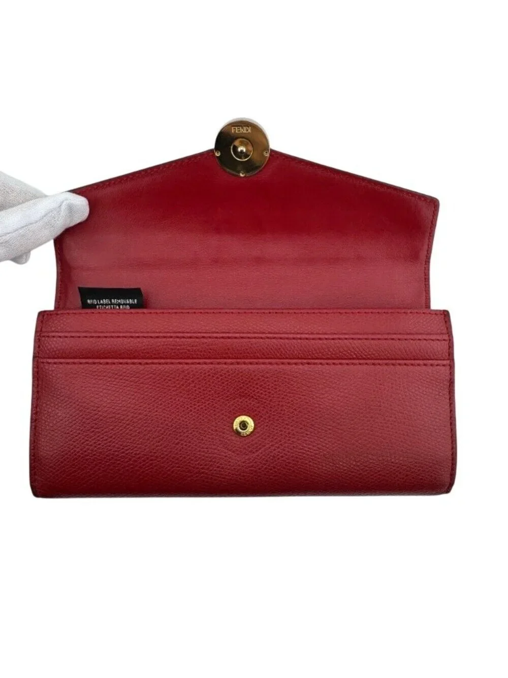Fendi F's Leather Wallet